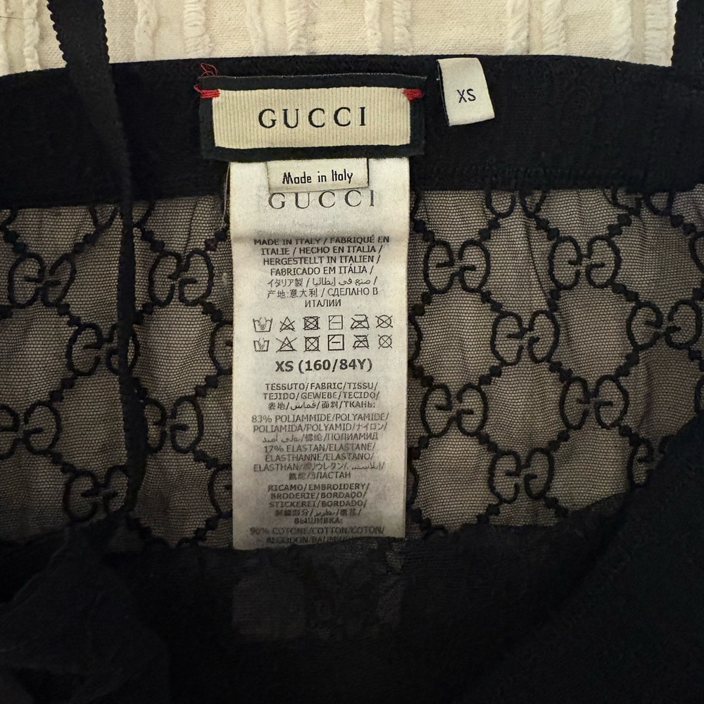 Gucci - Tulle Bodysuit - XS - Picture 7 of 7